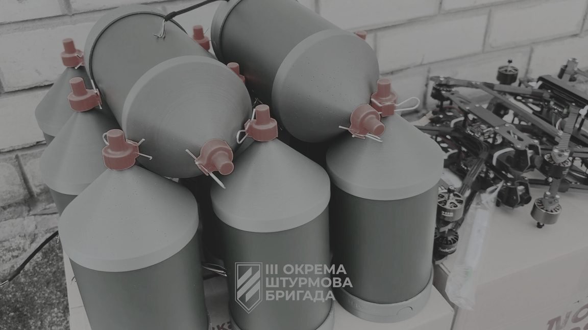 OPTAC fiber optic spools in service with the 3rd Separate Assault Brigade